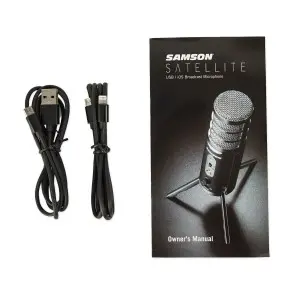Micrófono Samson USB Multipatrón Satellite
