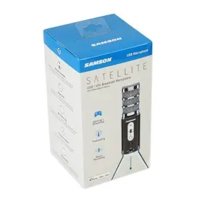 Micrófono Samson USB Multipatrón Satellite