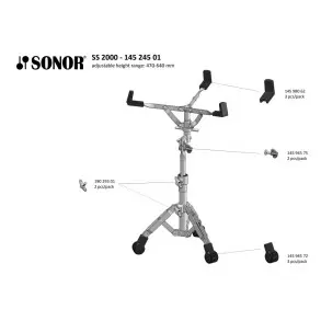 Soporte para Redoblante SONOR SS2000