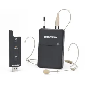 Micrófono Inalámbrico Samson Para Celulares Vincha Color Piel