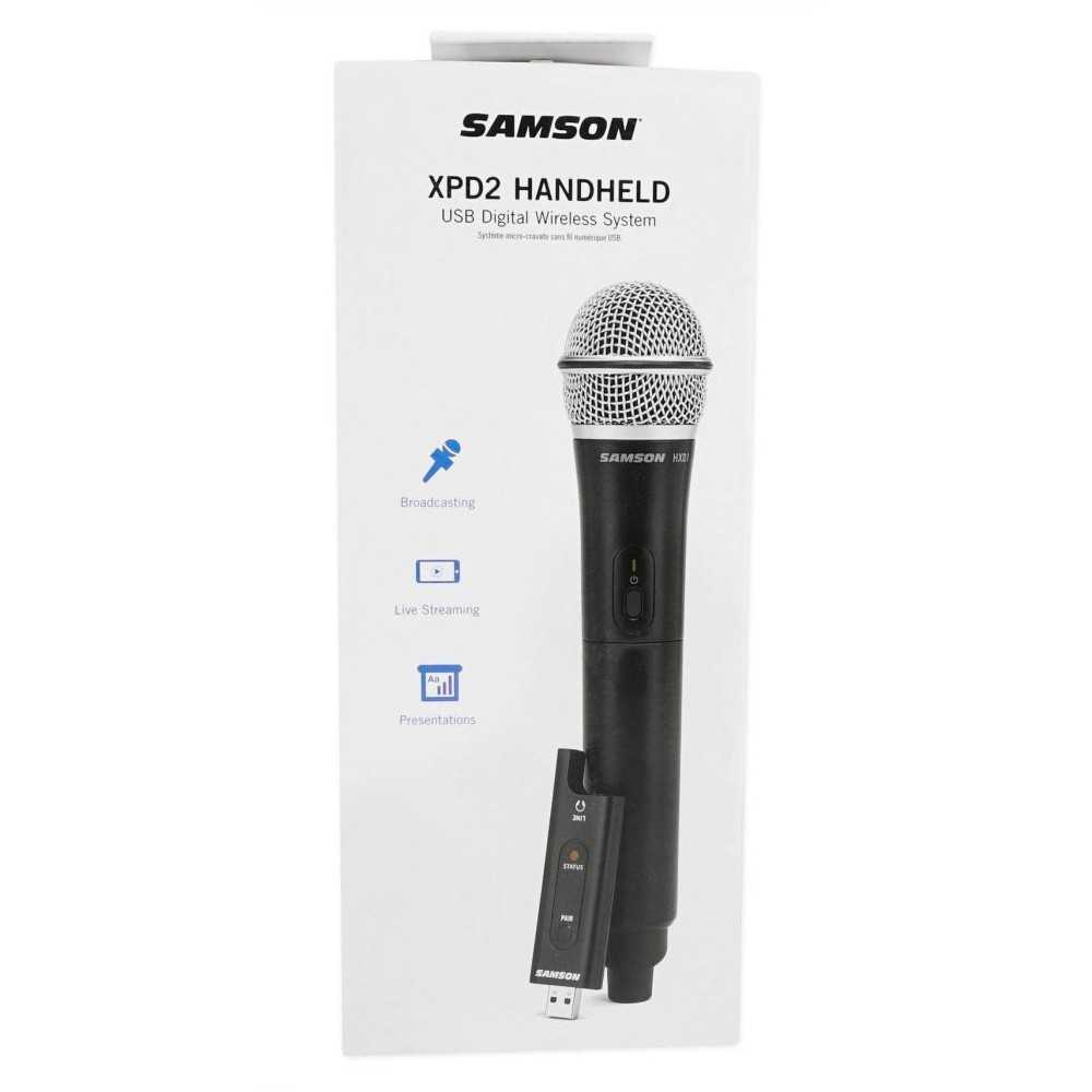 Micrófono Inalámbrico Samson Para Celular USB Mic. De Mano HXD1