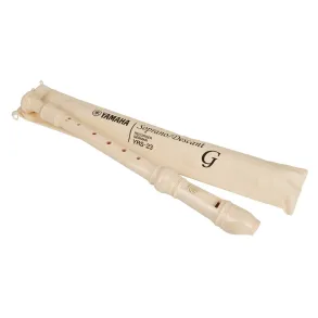 Flauta Dulce Soprano Escolar YAMAHA YRS23 con Funda Desarmable