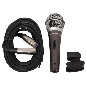 Micrófono Dinamico De Mano Samson Q6 Con Accesorios | Cable XLR/XLR