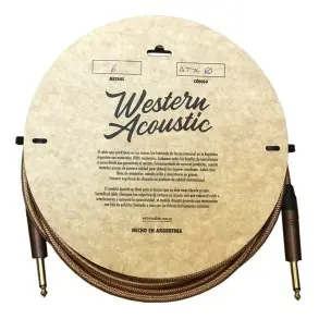 Cable&nbsp;Western Acoustic ATX60 para Guitarra 6mts