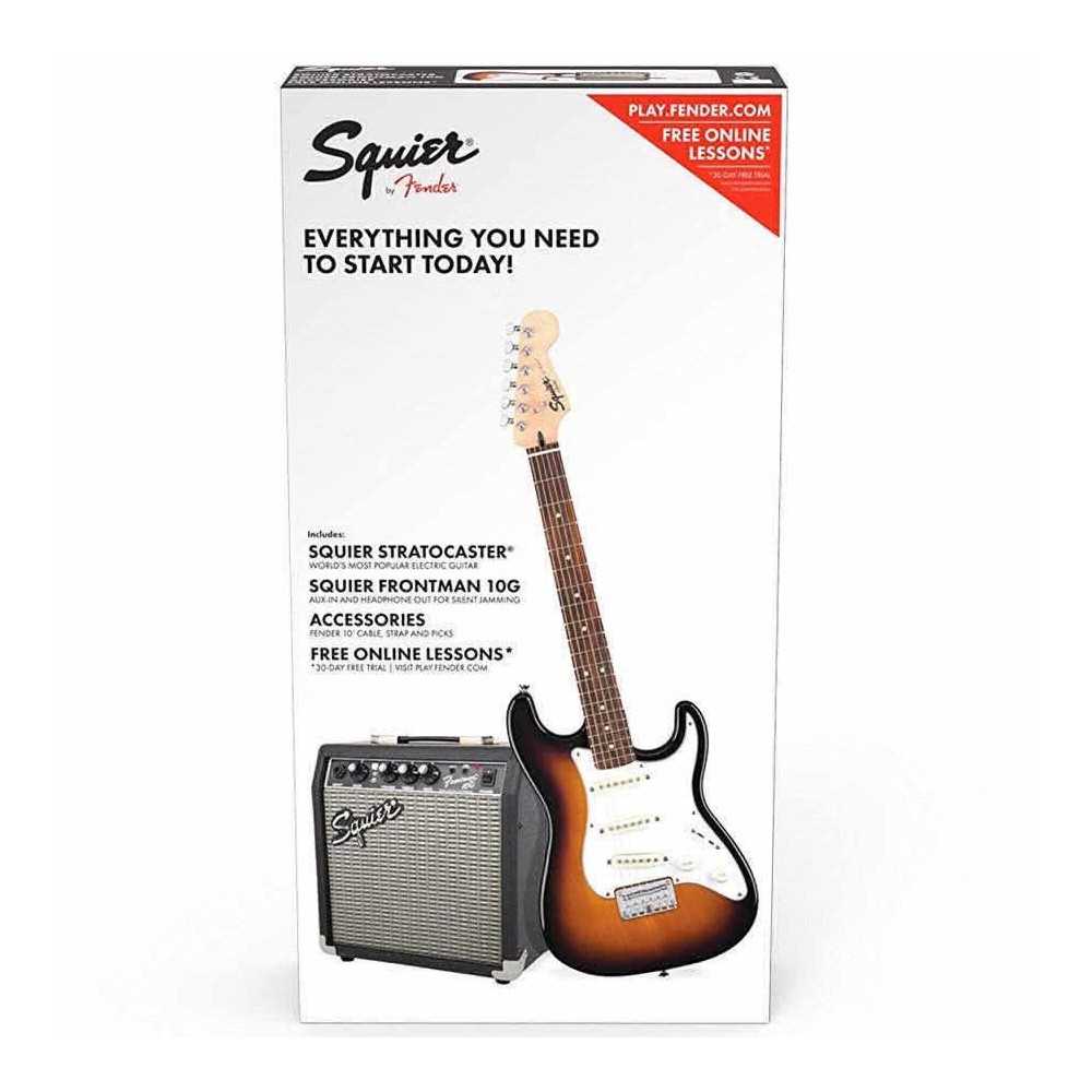 Pack Squier Guitarra Electrica Mini Stratocaster Amp. Frontman