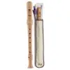 Flauta Dulce Soprano de Madera STAGG REC3GERWD con Funda y Limpiador