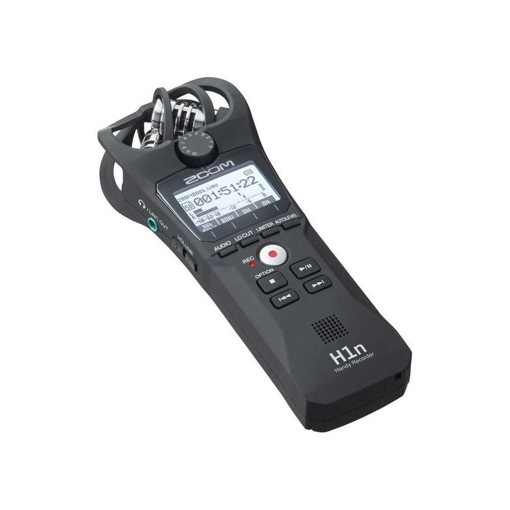 Grabadora digital zoom H1n portátil para voces o instrumentos