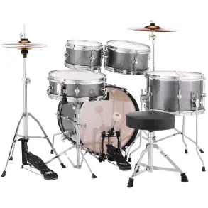 Bateria Pearl para Niño Roadshow Junior 5 Cuerpos Fierros + Platillos Red Wine