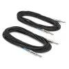 Cable Plug-Plug 3.3 metros Plug Metalico Neutrik x 2 UNIDADES
