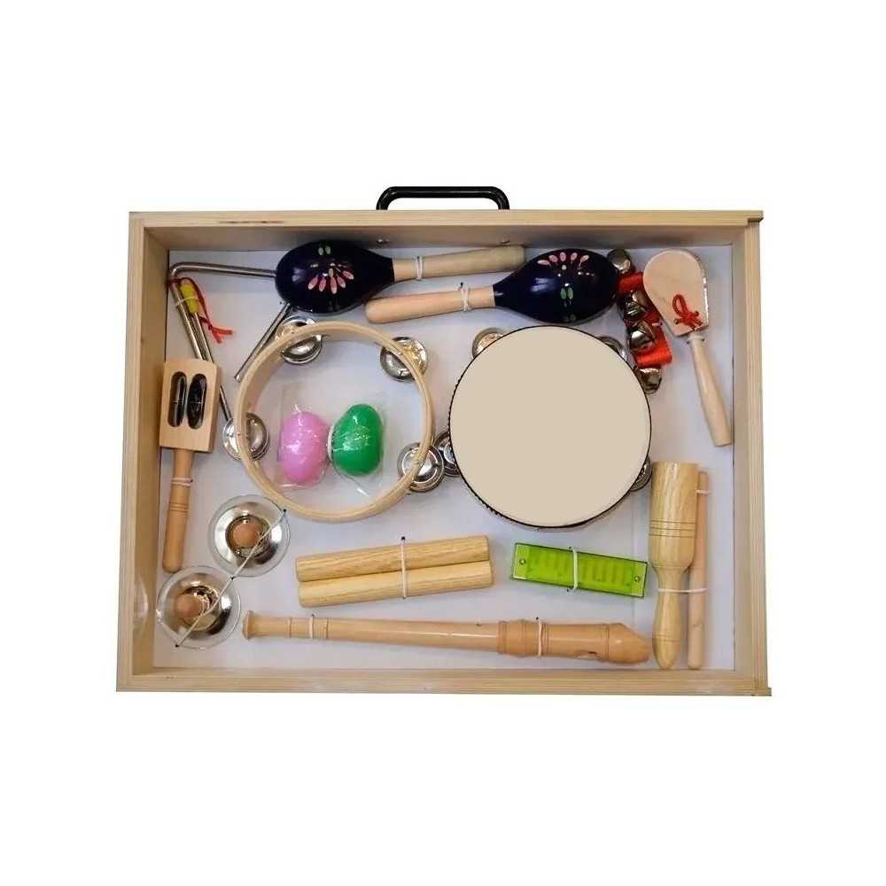Set de Percusión KNIGHT para niños 10 Instrumentos