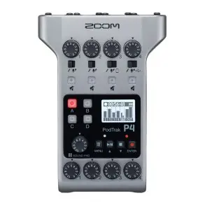 Grabador Digital ZOOM PodTrak P4 Mixer 4 Canales