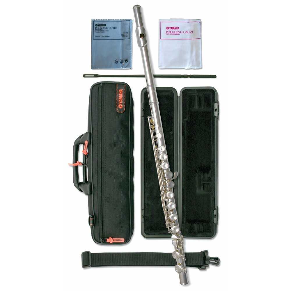 Flauta Traversa YAMAHA YFL372 Tono Do Plata - Nickel