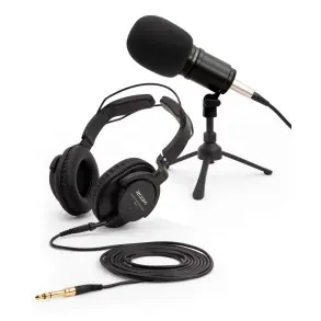 Microfono Dinamico XLR ZOOM ZDM-1PMP + Auricular + Accesorios