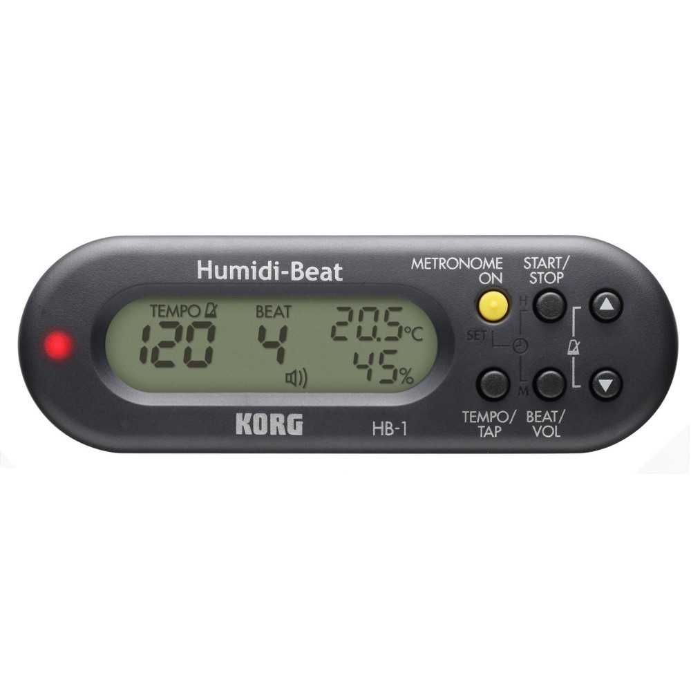 Metronomo Korg Humidi-Beat Detector de temperatura y humedad