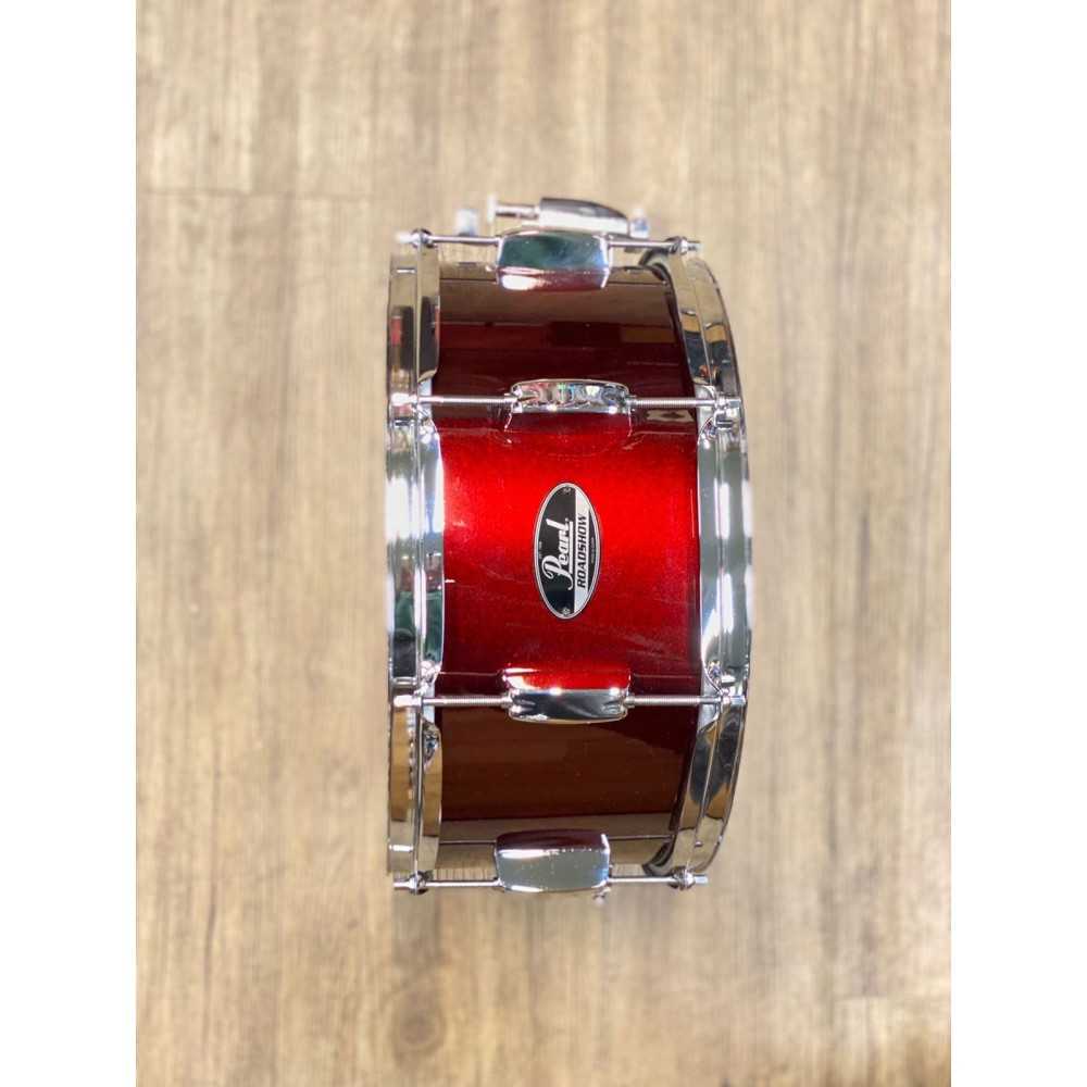 Redoblante Pearl Roadshow 14" x 6.5 8 Torres Color Red Wine