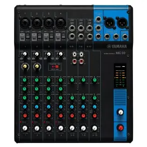 Mixer 10 Canales Yamaha MG10 con Compresores