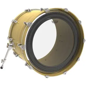 Parche Remo 24" Powerstroke Transparente Capa Simple PR-1324-00