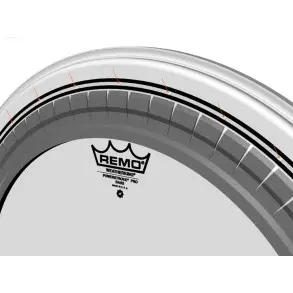 Parche Remo 24" Powerstroke Transparente Capa Simple PR-1324-00