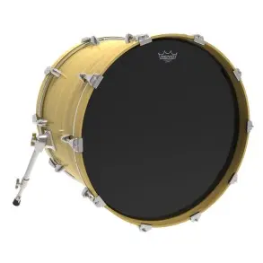 Parche Remo 22" Powerstroke 3 Negro Capa Simple Ebony P3-1022-ES