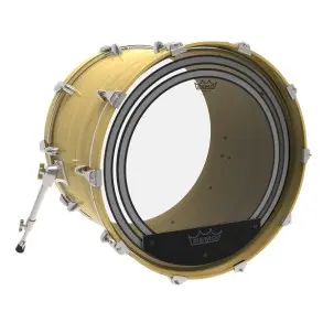Parche Remo 22" Powersonic Transparente Doble Capa PW-1322-00