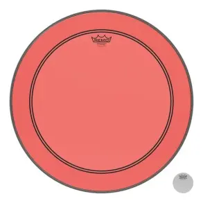 Parche Remo 22" Colortone Transparente Capa Simple Rojo P3-1322-CT-RD