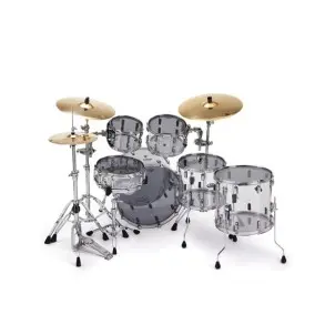 Parche Remo 22" Colortone Transparente Capa Simple Gris P3-1322-CT-SM