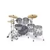 Parche Remo 22" Colortone Transparente Capa Simple Gris P3-1322-CT-SM