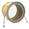 Parche Remo 24" Powerstroke 4 Transparente Doble Capa Con Falam P4-1324-C2