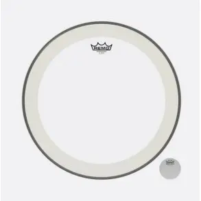 Parche Remo 20" Powerstroke 4 Transparente Doble Capa Con Falam P4-1320-C2