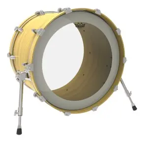 Parche Remo 18" Powerstroke 4 Transparente Doble Capa Con Falam P4-1318-C2