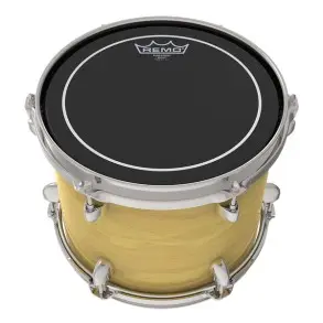 Parche Remo 12" Pinstripe Negro Doble Capa Ebony ES-0612-PS