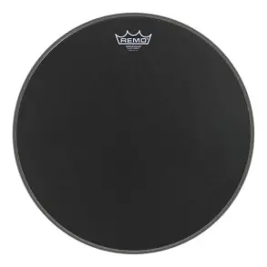 Parche Remo 14" Black Suede Negro Capa Simple BA-0814-ES