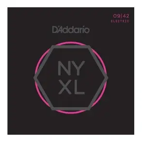 Encordado Daddario NYXL Para Guitarra Eléctrica 09-042 Entorchado Nickel - Super Light