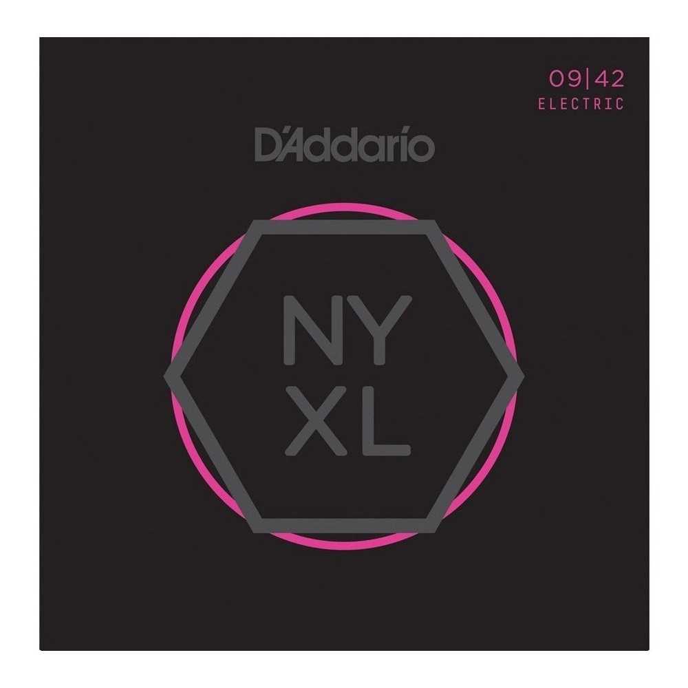Encordado Daddario NYXL Para Guitarra Eléctrica 09-042 Entorchado Nickel - Super Light