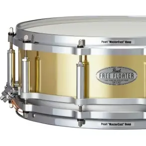 Redoblante Pearl Free Floating 14" x 5" Metal Brass