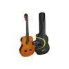 Guitarra Clasica Valencia de Estudio Pack Funda y Afinador VC104K Color Natural
