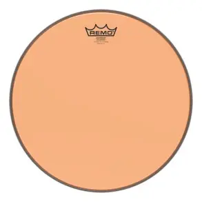 Parche Remo 14" Colortone Transparente Doble Capa Naranja BE-0314-CT-OG