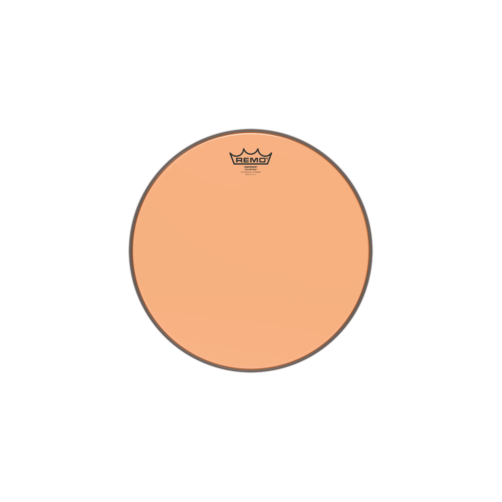 Parche Remo 14" Colortone Transparente Doble Capa Naranja BE-0314-CT-OG