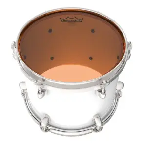 Parche Remo 14" Colortone Transparente Doble Capa Naranja BE-0314-CT-OG