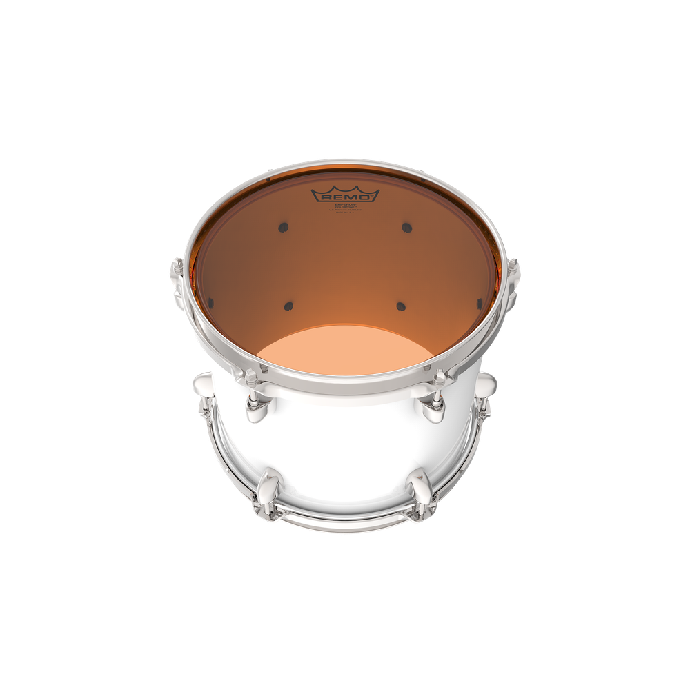 Parche Remo 14" Colortone Transparente Doble Capa Naranja BE-0314-CT-OG