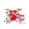 Parche Remo 10" Colortone Transparente Doble Capa Rojo BE-0310-CT-RD