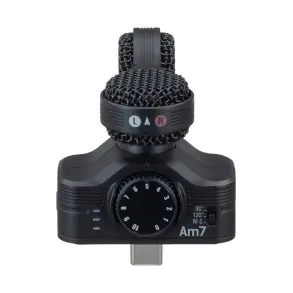 Microfono Condenser para celular ZOOM Am7 MID-Side 90° -120°