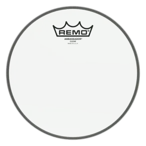 Parche Remo 8" Ambassador Transparente Capa Simple BA030800