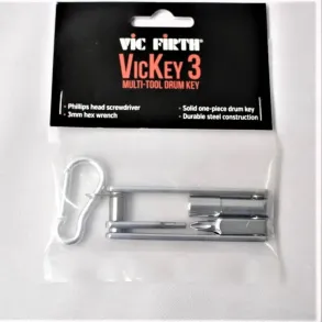Llave Herramienta Universal para Afinar Bateria VicFirth VICKEY3