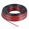 Rollo Cable Instalacion Bipolar Negro y Rojo 100 metros Bafles 2x1.5mm