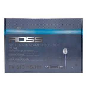 Ross Microfono inalambrico VHF Doble (Mano+Vincha) FV-513-HS/HH