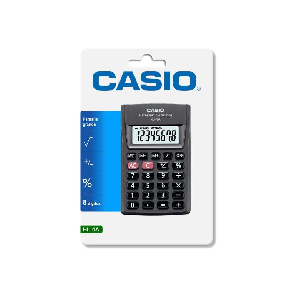 Calculadora Casio Portatil 8 digitos HL-4A