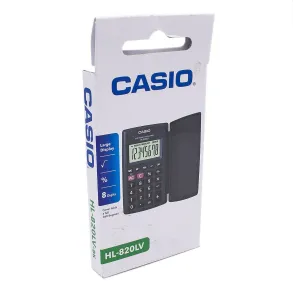 Calculadora Casio Portátil 8 digitos c/Tapa HL-820LV-WE