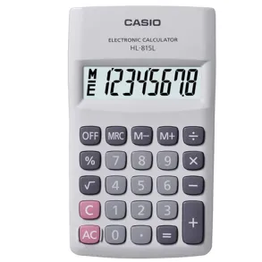 Calculadora Casio Portátil HL-815L-WE Blanco
