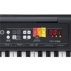 Teclado YAMAHA PSR-F52 5 Octavas 136 Sonidos+ 8 Drum Kits